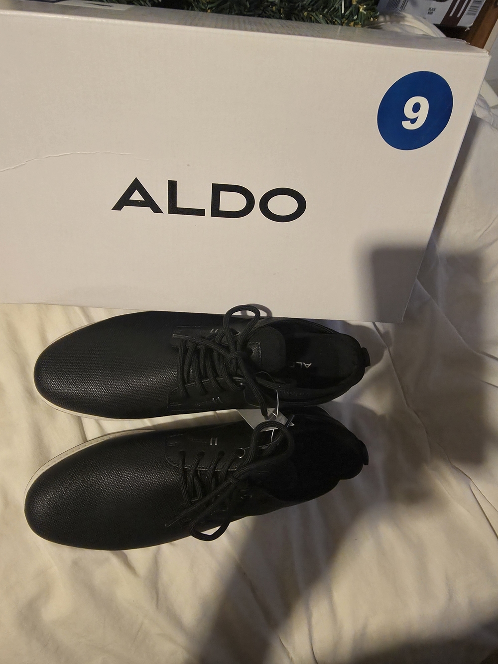 ALDO Men's Black Lace-Up Sneakers